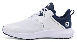 FootJoy Qmotion pánske golfové topánky, bielo/tmavomodré