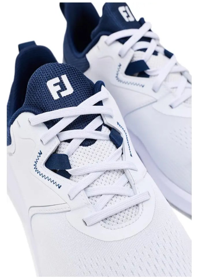 FootJoy Qmotion pánske golfové topánky, bielo/tmavomodré
