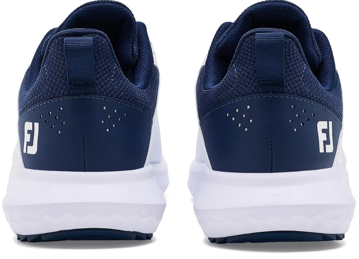 FootJoy Qmotion pánske golfové topánky, bielo/tmavomodré