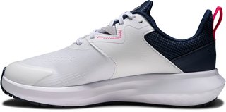 FootJoy Qmotion dámske golfové topánky, biela/modrá/ružová