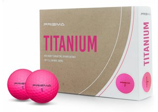 Prisma Titanium golfové loptičky (12 loptičiek), ružové