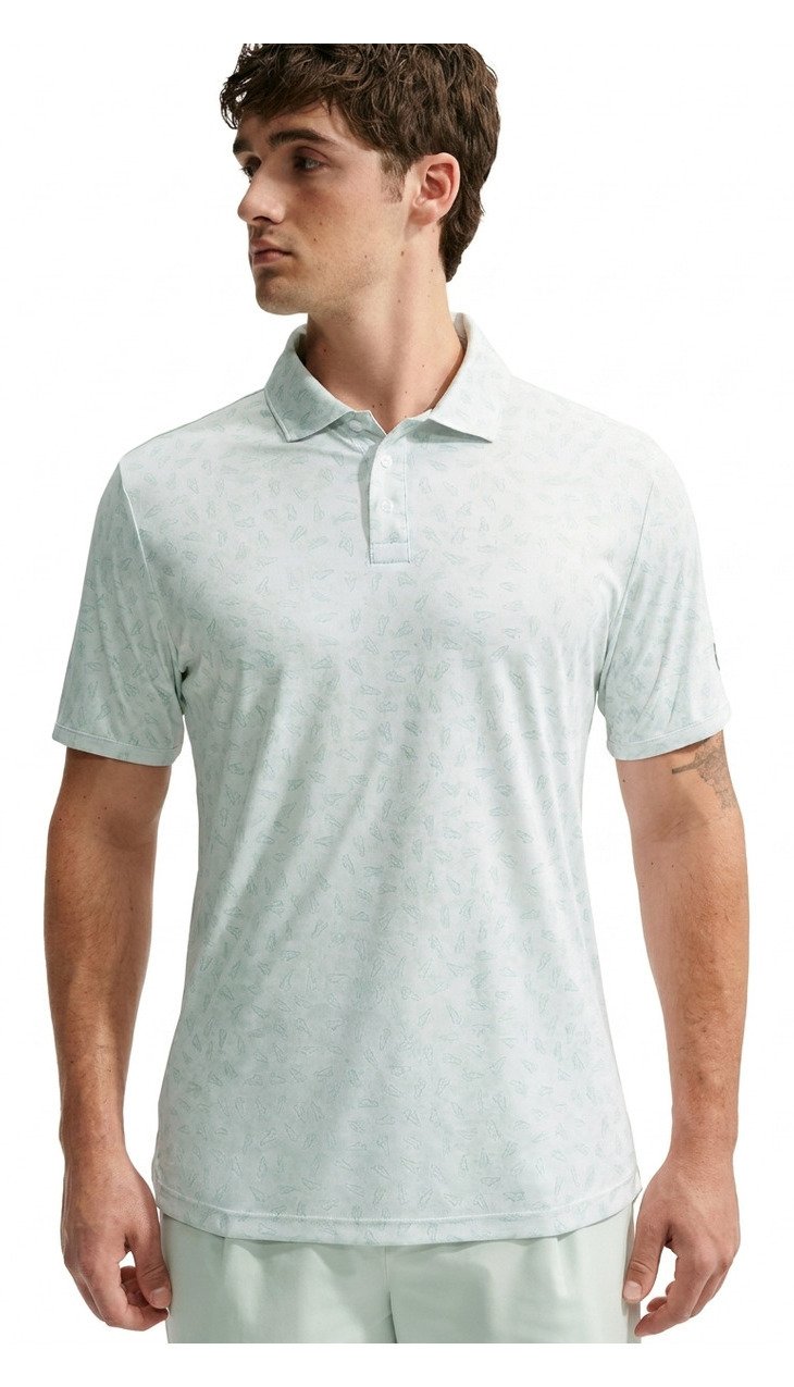 Nike Par Dri-FIT Grass Print pánske polo, biele