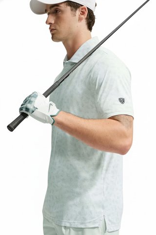 Nike Par Dri-FIT Grass Print pánske polo, biele