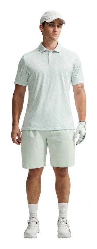 Nike Par Dri-FIT Grass Print pánske polo, biele