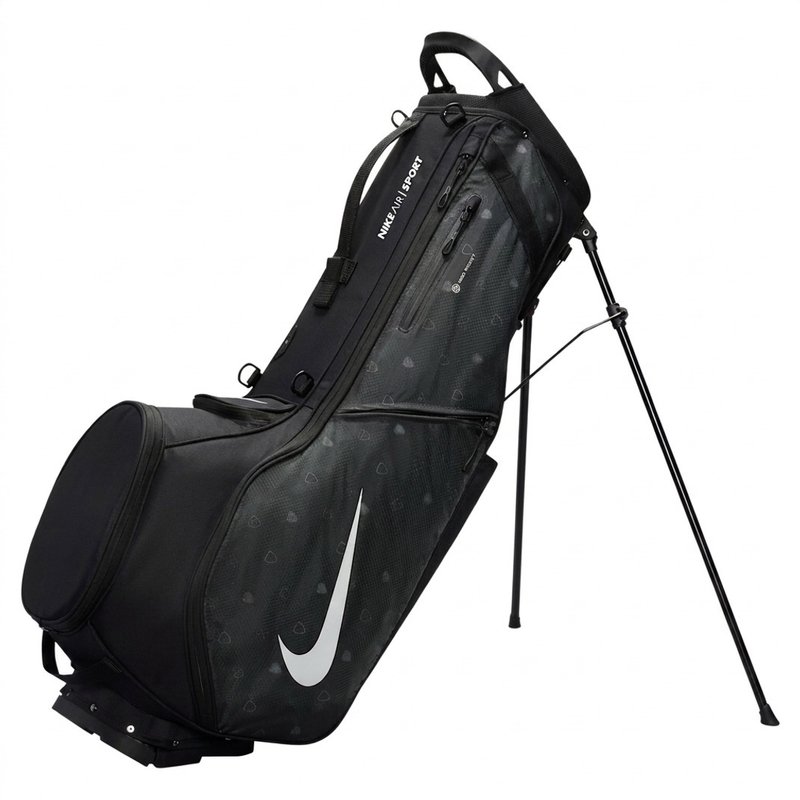 Nike Air Sport 2 stand bag, čierny/iron grey/biely