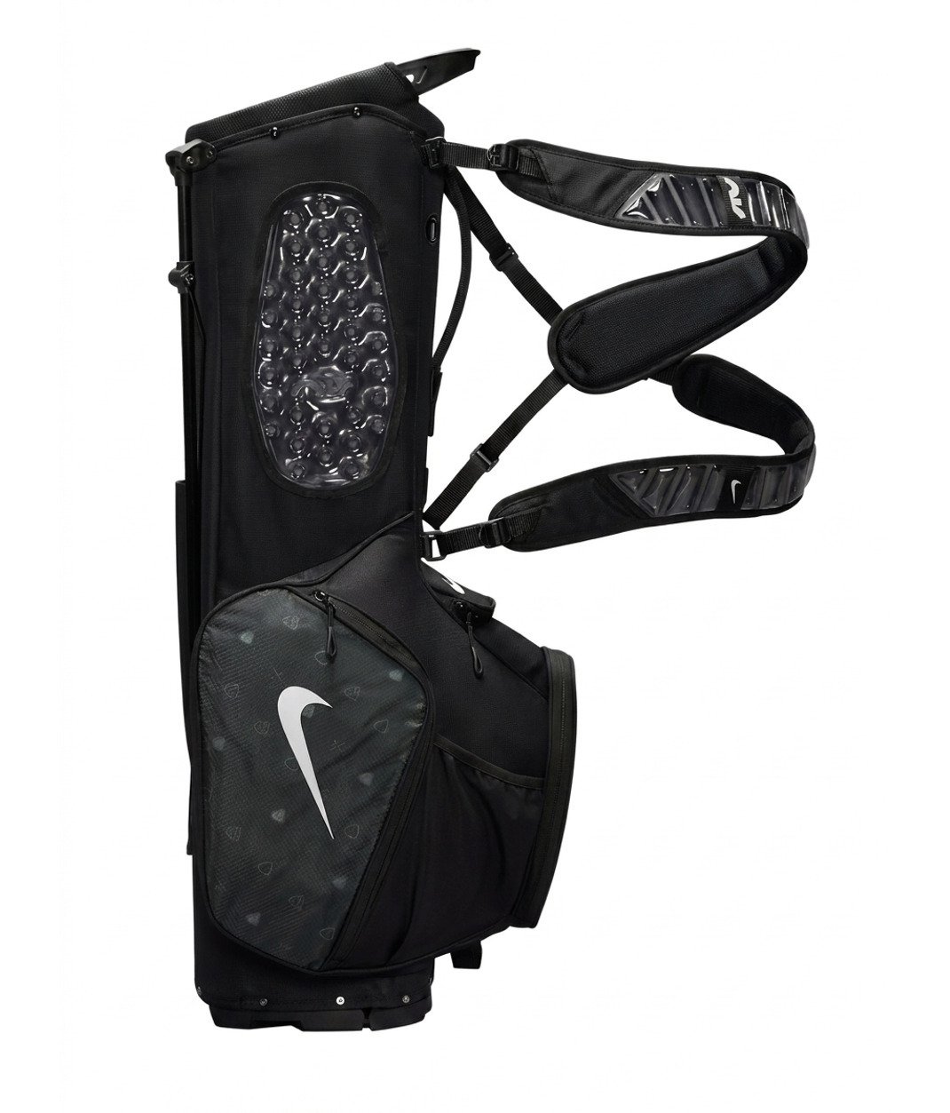 Nike Air Sport 2 stand bag, čierny/iron grey/biely