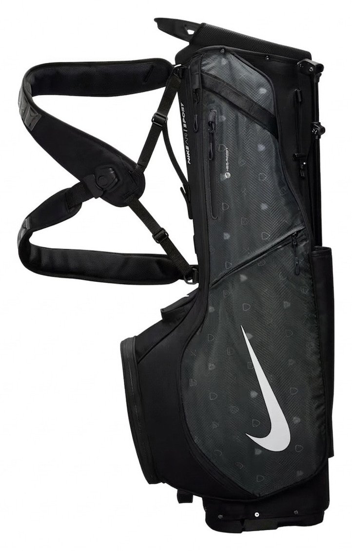 Nike Air Sport 2 stand bag, čierny/iron grey/biely