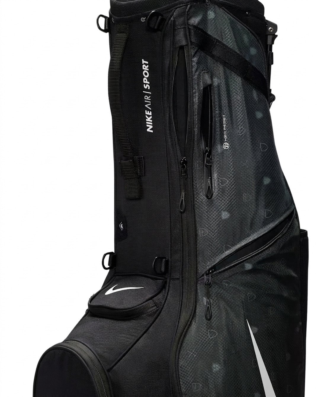 Nike Air Sport 2 stand bag, čierny/iron grey/biely