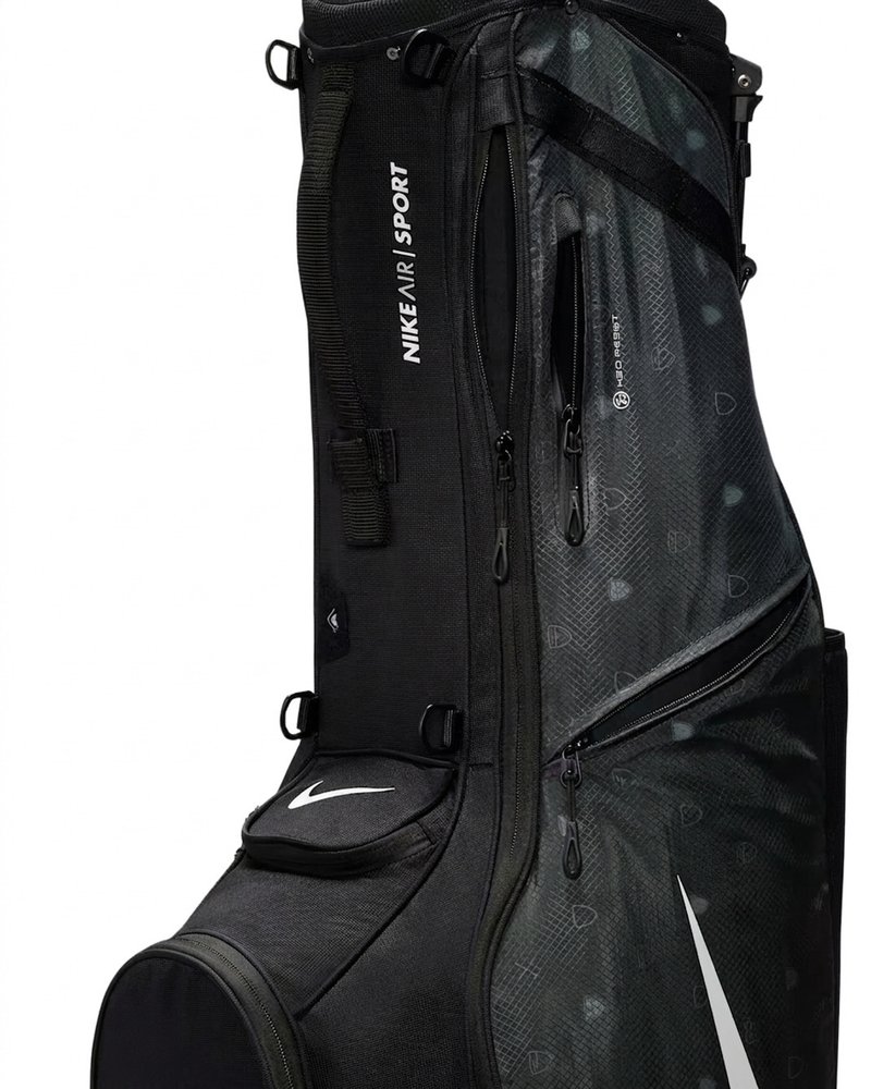Nike Air Sport 2 stand bag, čierny/iron grey/biely