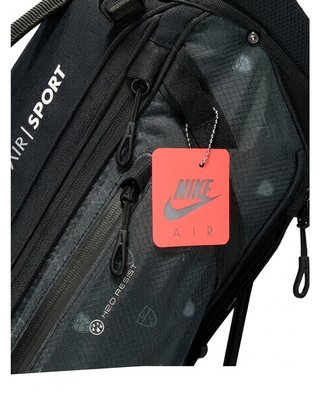 Nike Air Sport 2 stand bag, čierny/iron grey/biely