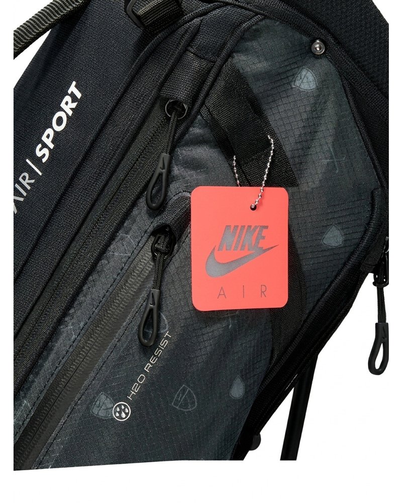 Nike Air Sport 2 stand bag, čierny/iron grey/biely