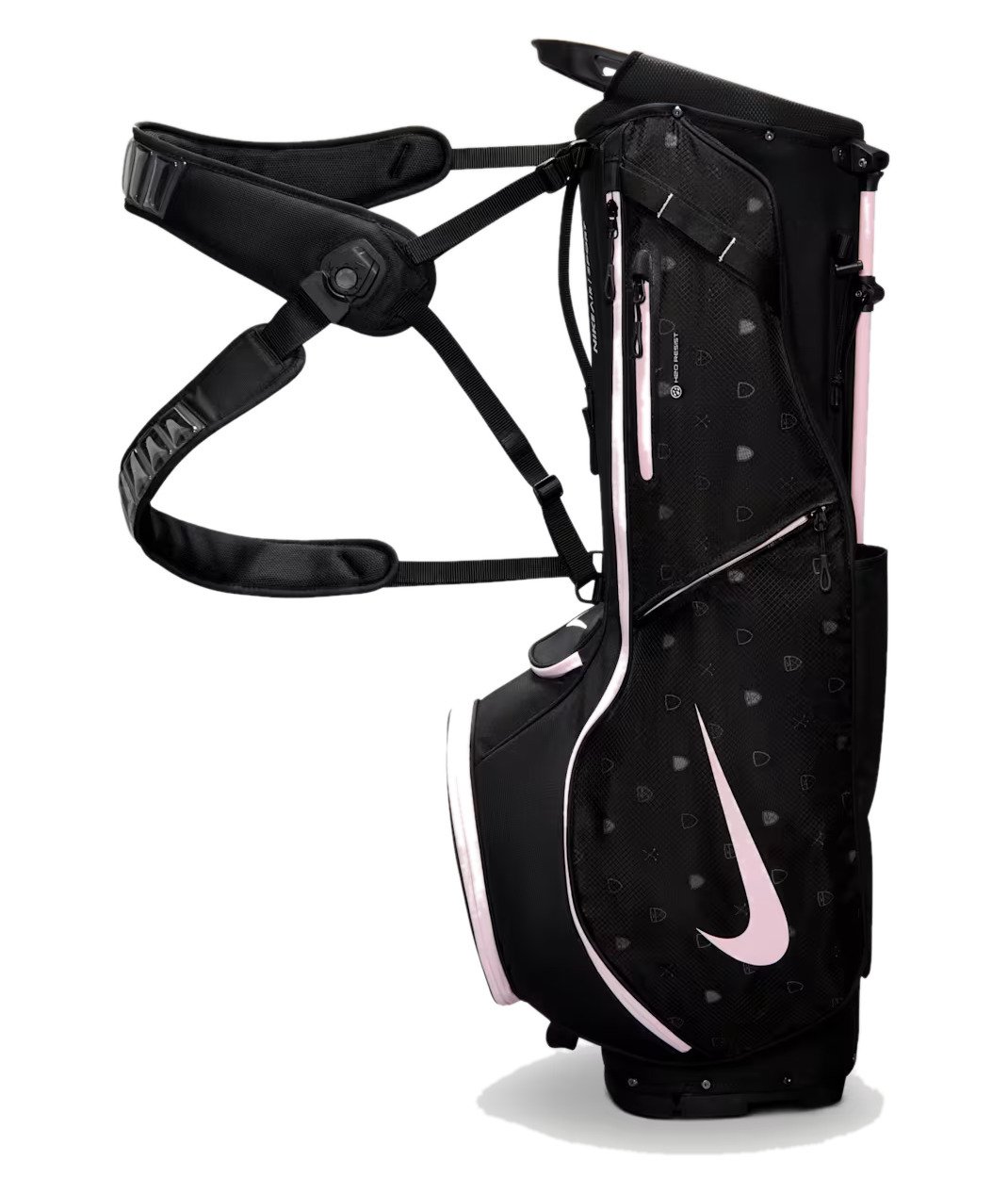 Nike Air Sport 2 stand bag, čierny/sail/ružový/pink foam
