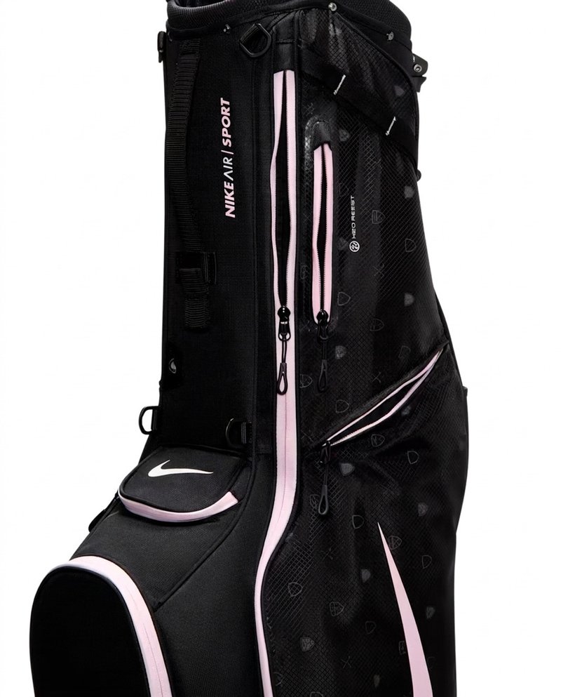 Nike Air Sport 2 stand bag, čierny/sail/ružový/pink foam