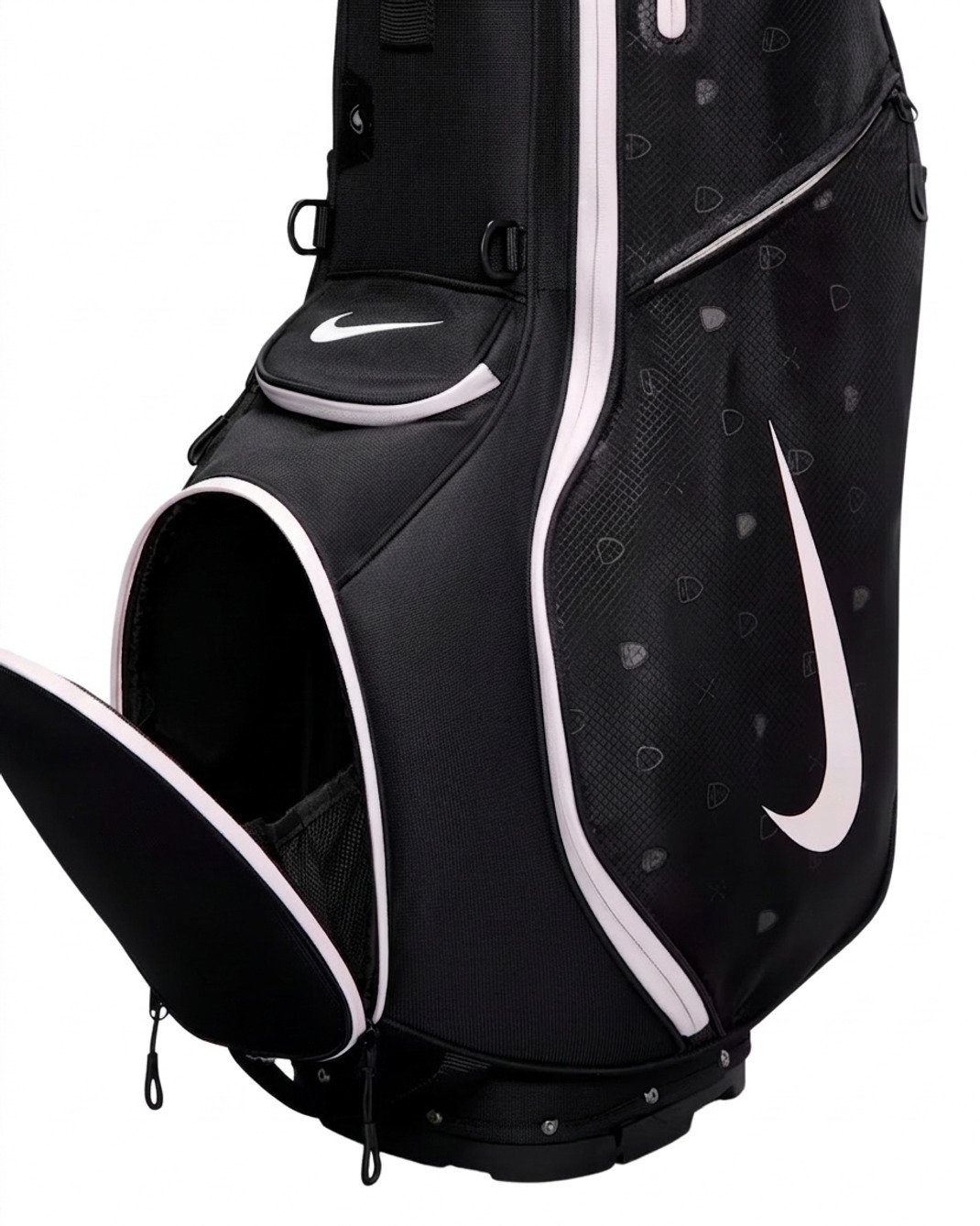 Nike Air Sport 2 stand bag, čierny/sail/ružový/pink foam