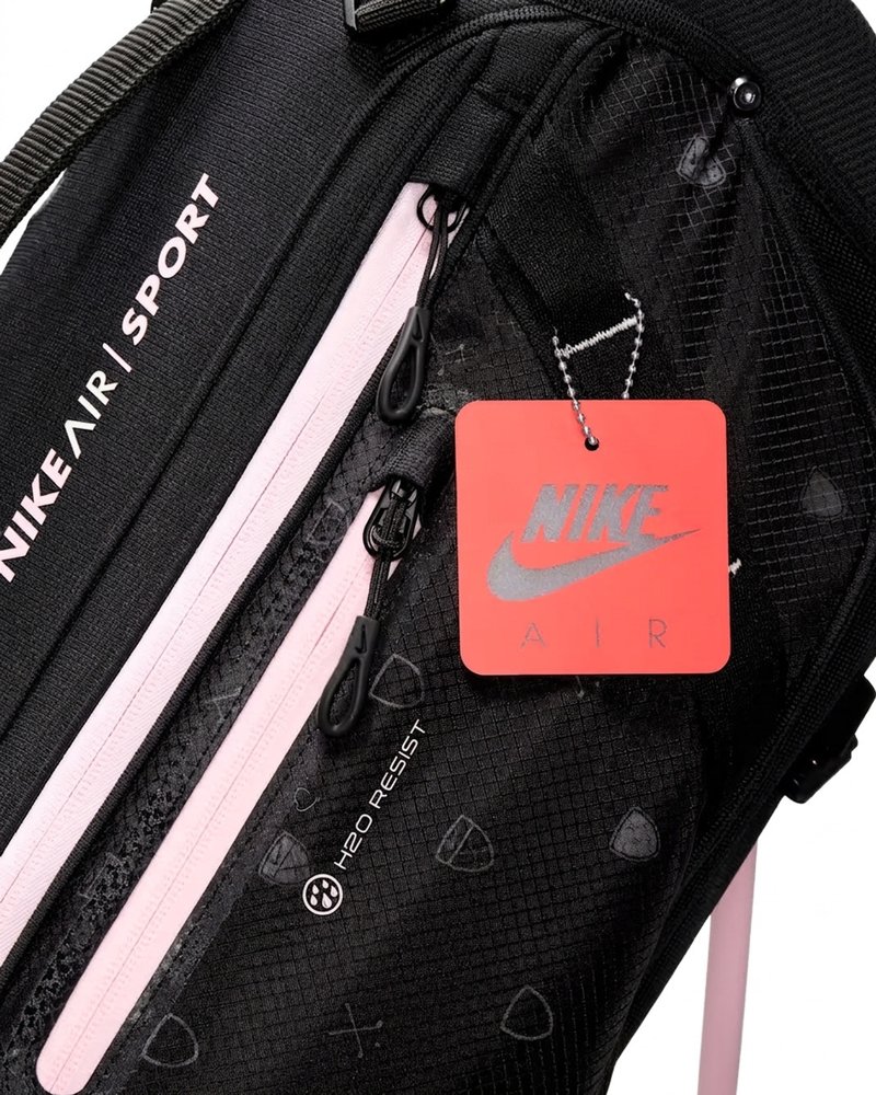 Nike Air Sport 2 stand bag, čierny/sail/ružový/pink foam