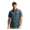 Nike Par Dri-FIT Grass Print pánske polo, čierne
