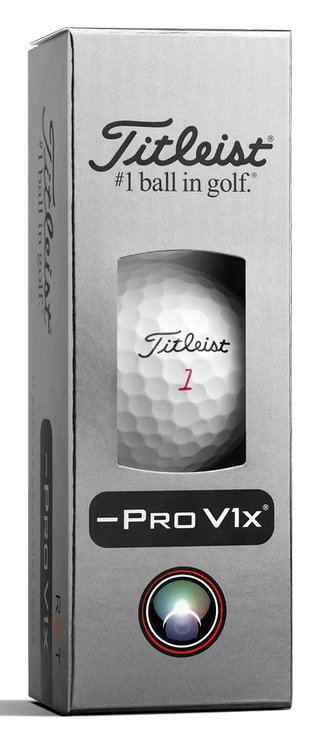 Titleist Pro V1x Left Dash RCT golfové loptičky 2026