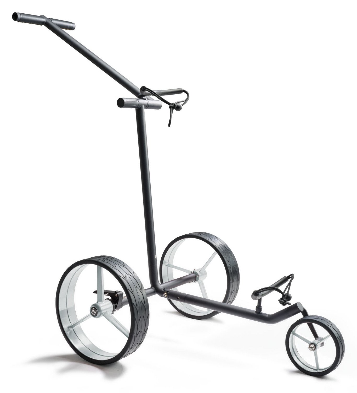Davies Caddy Elegant Black tlačný vozík, čierny