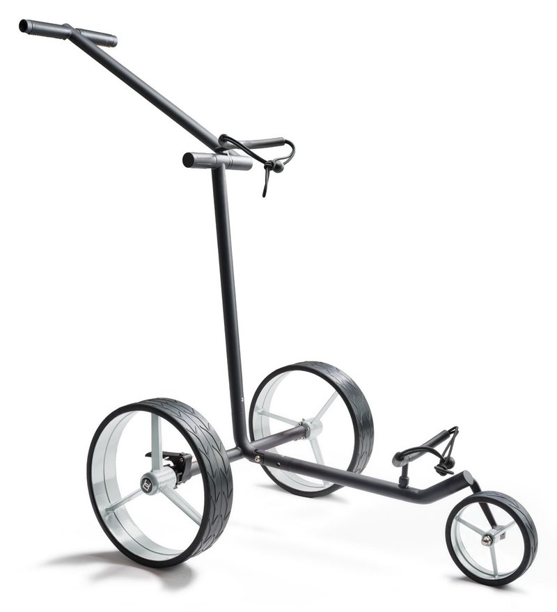 Davies Caddy Elegant Black tlačný vozík, čierny