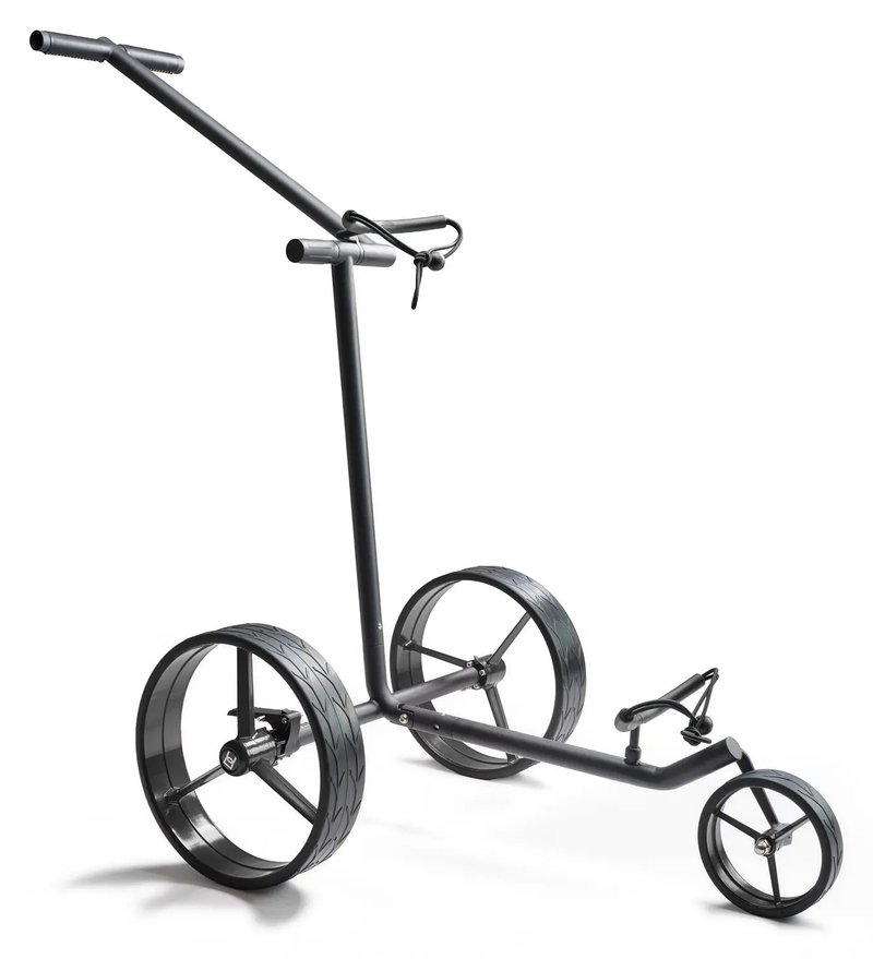 Davies Caddy Elegant Black tlačný vozík, čierny