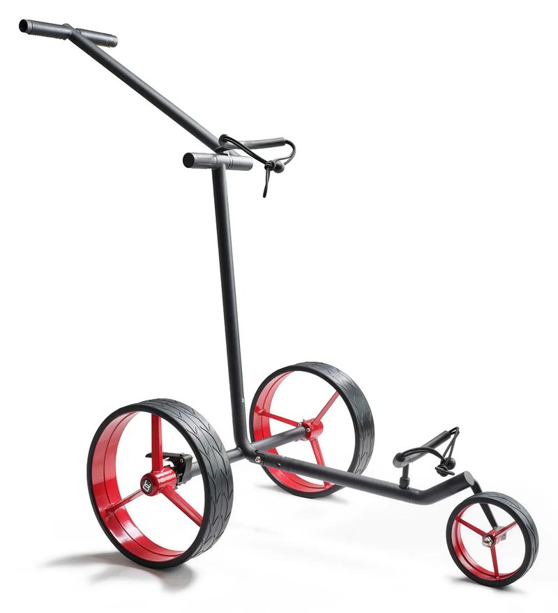 Davies Caddy Elegant Black tlačný vozík, čierny