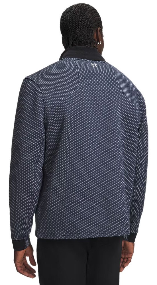 Under Armour Drive Pro Hybrid FZ pánska mikina, downpour grey/white