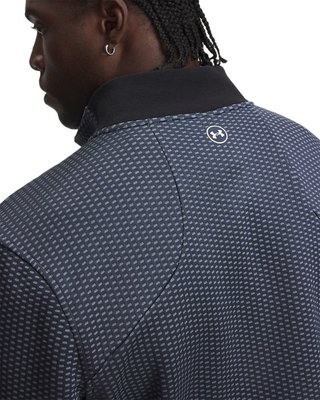Under Armour Drive Pro Hybrid FZ pánska mikina, downpour grey/white