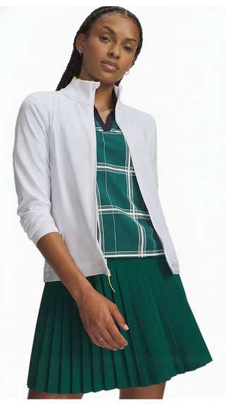 Under Armour Drive Lightweight dámska mikina, white/green citrone