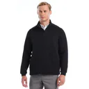 Callaway Chev Jacquard pánsky sveter, caviar