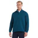 Callaway Chev Jacquard pánsky pullover, blue coral