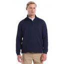 Callaway Chev Jacquard pánsky pullover, peacoat