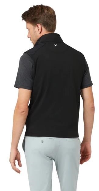 Callaway Lightweight 1/4-Zip pánska vesta, caviar