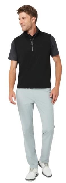 Callaway Lightweight 1/4-Zip pánska vesta, caviar
