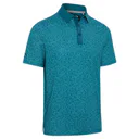Callaway Confetti Tee Print pánske polo, blue coral