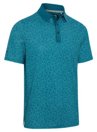 Callaway Confetti Tee Print pánske polo, blue coral