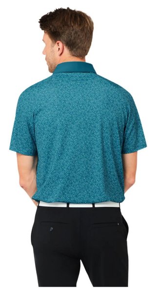 Callaway Confetti Tee Print pánske polo, blue coral