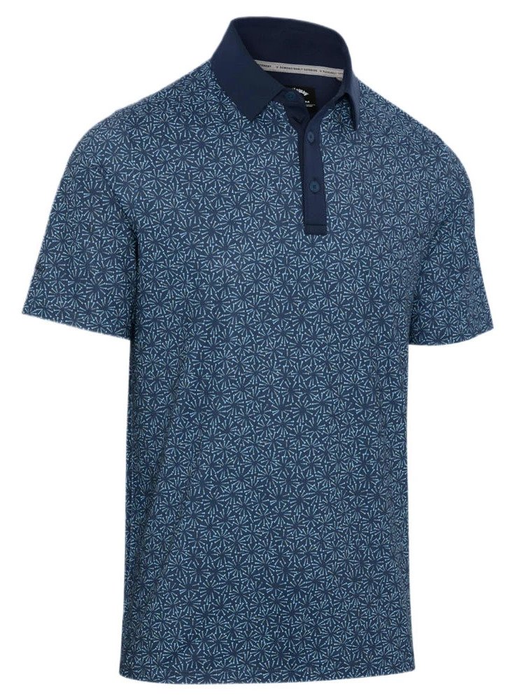 Callaway Confetti Tee Print pánske polo, peacoat