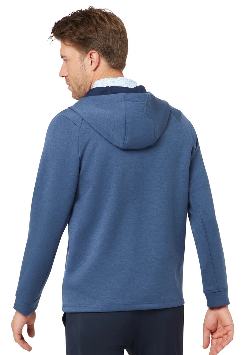 Callaway Pure Blend pánska mikina s kapucňou, peacoat heather