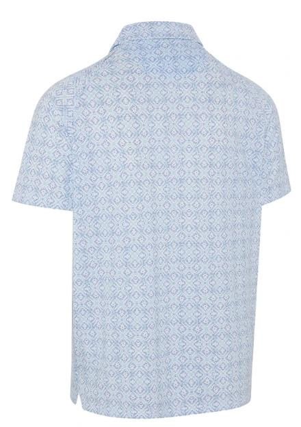 Callaway Printed Fractal Chev pánske polo, biele