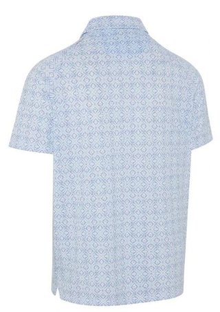 Callaway Printed Fractal Chev pánske polo, biele