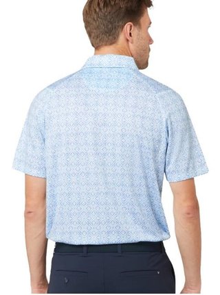 Callaway Printed Fractal Chev pánske polo, biele