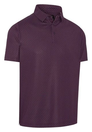 Callaway Trademark Golf Printed pánske polo, italian plum