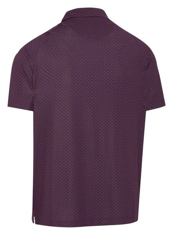 Callaway Trademark Golf Printed pánske polo, italian plum