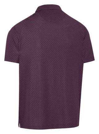 Callaway Trademark Golf Printed pánske polo, italian plum