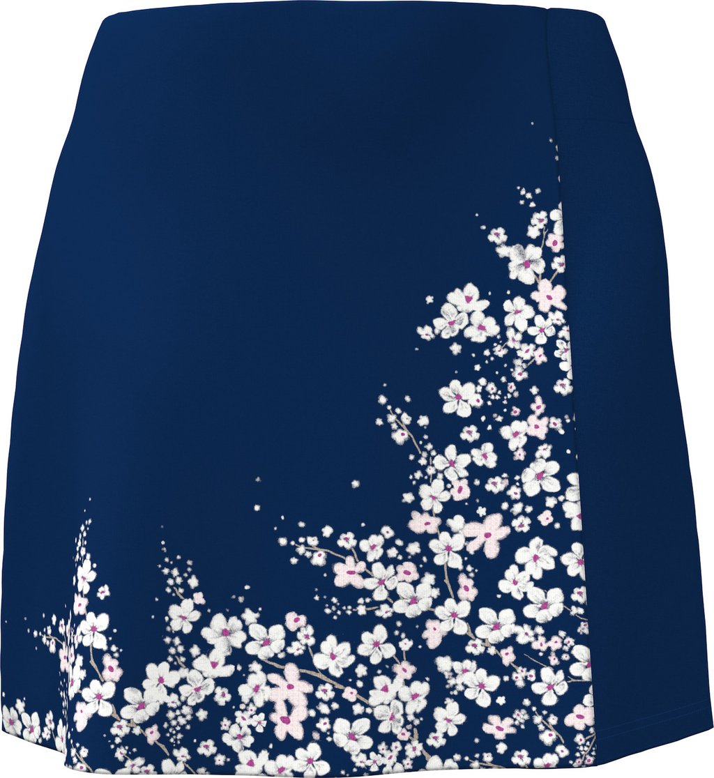 Callaway 17" Floral Printed Wrap dámsky skort, blue depths