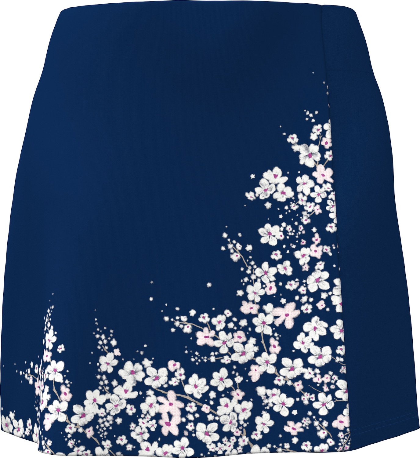 Callaway 17" Floral Printed Wrap dámsky skort, blue depths