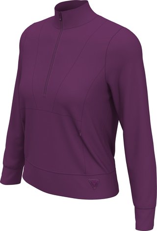 Callaway 1/2 Zip Soft Touch dámska mikina, gloxinia