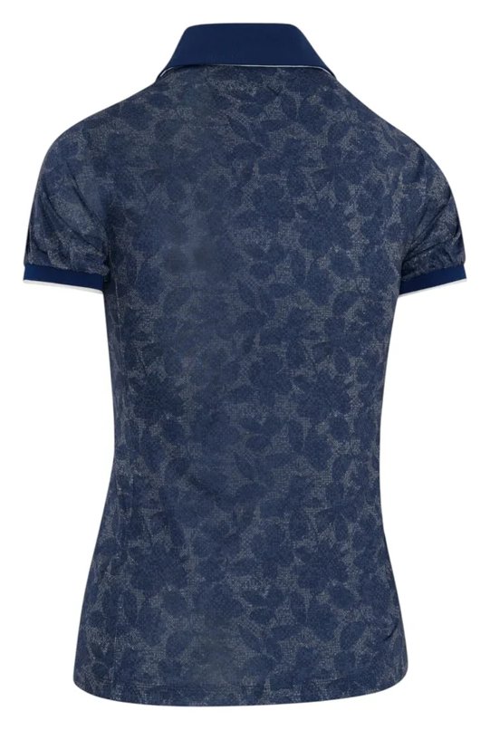 Callaway Rib Tim Printed dámske polo, blue depths