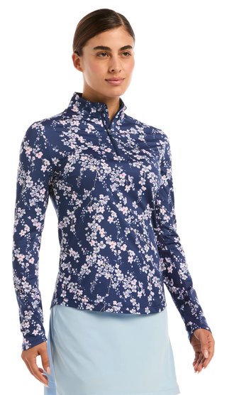 Callaway Snowy Floral dámska mikina, blue depths
