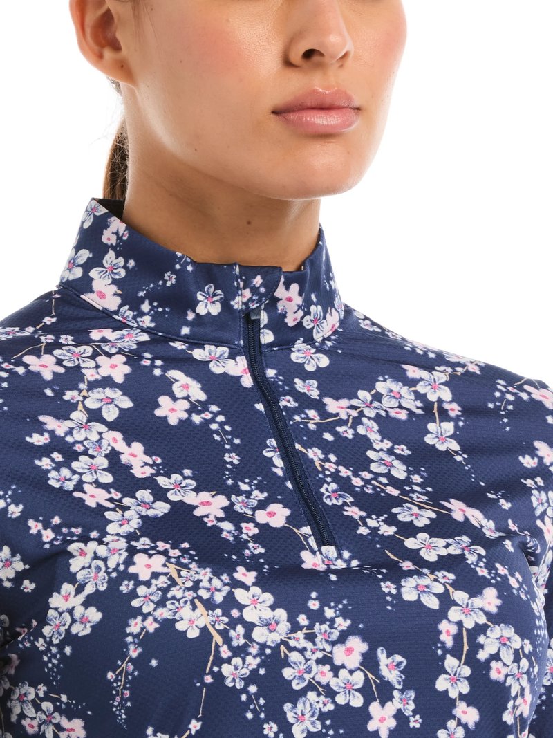 Callaway Snowy Floral dámska mikina, blue depths